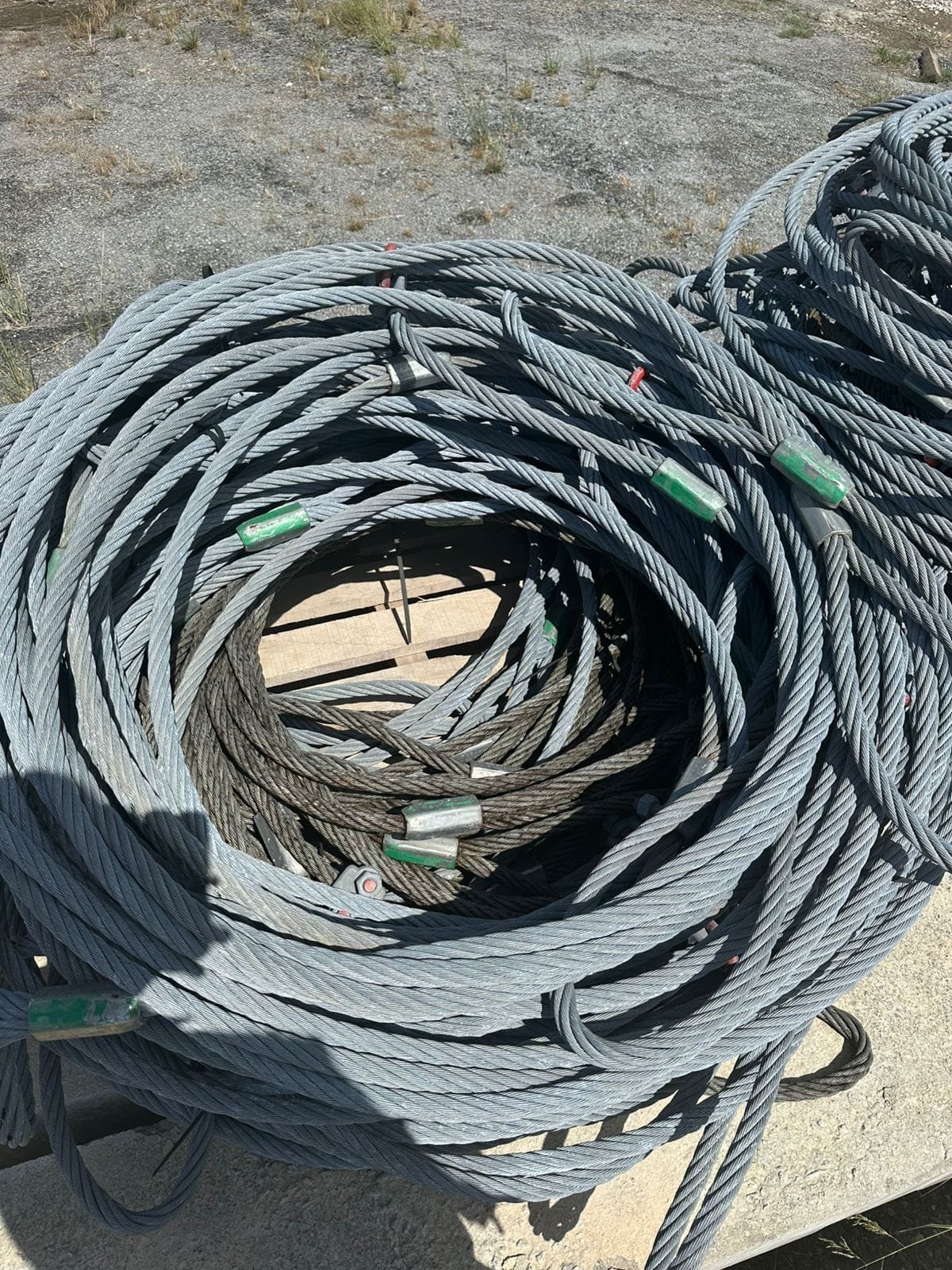 1 en 7./8 duim wirerope kabels