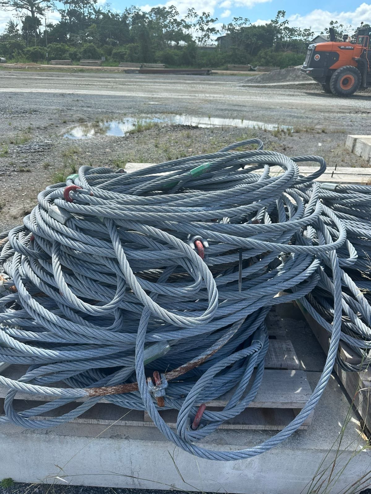 1 en 7./8 duim wirerope kabels