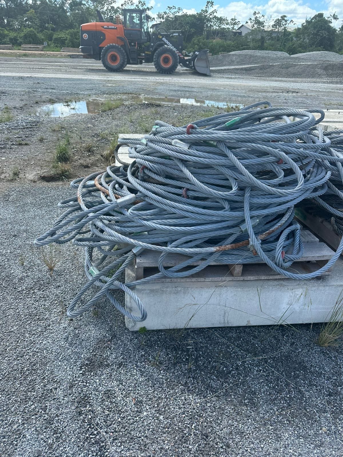 1 en 7./8 duim wirerope kabels